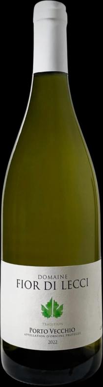 Bouteille de la cuvée Tradition blanc, Domaine Fior di Lecci