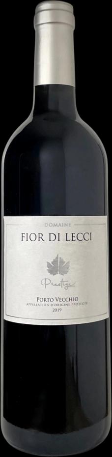 Bouteille de la cuvée Prestige rouge, Domaine Fior di Lecci