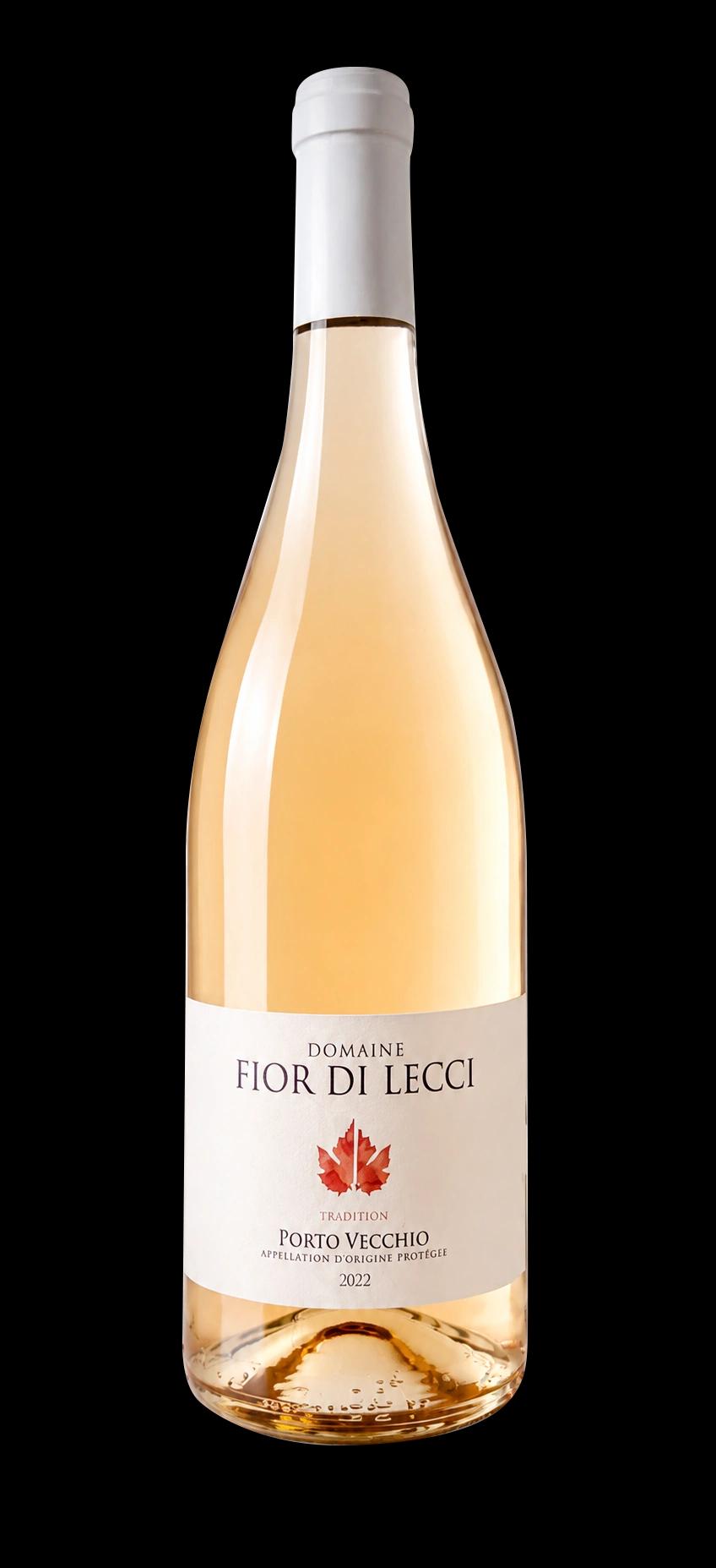 Bouteille de la cuvée Tradition rosé, Domaine Fior di Lecci