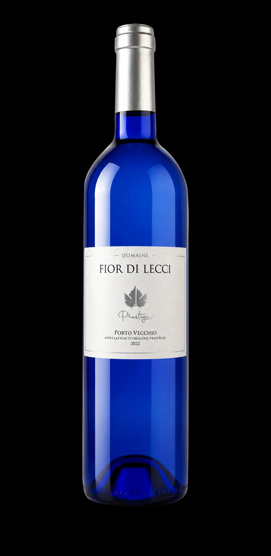 Bouteille de la cuvée Prestige blanc, Domaine Fior di Lecci